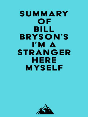cover image of Summary of Bill Bryson's I'm a Stranger Here Myself